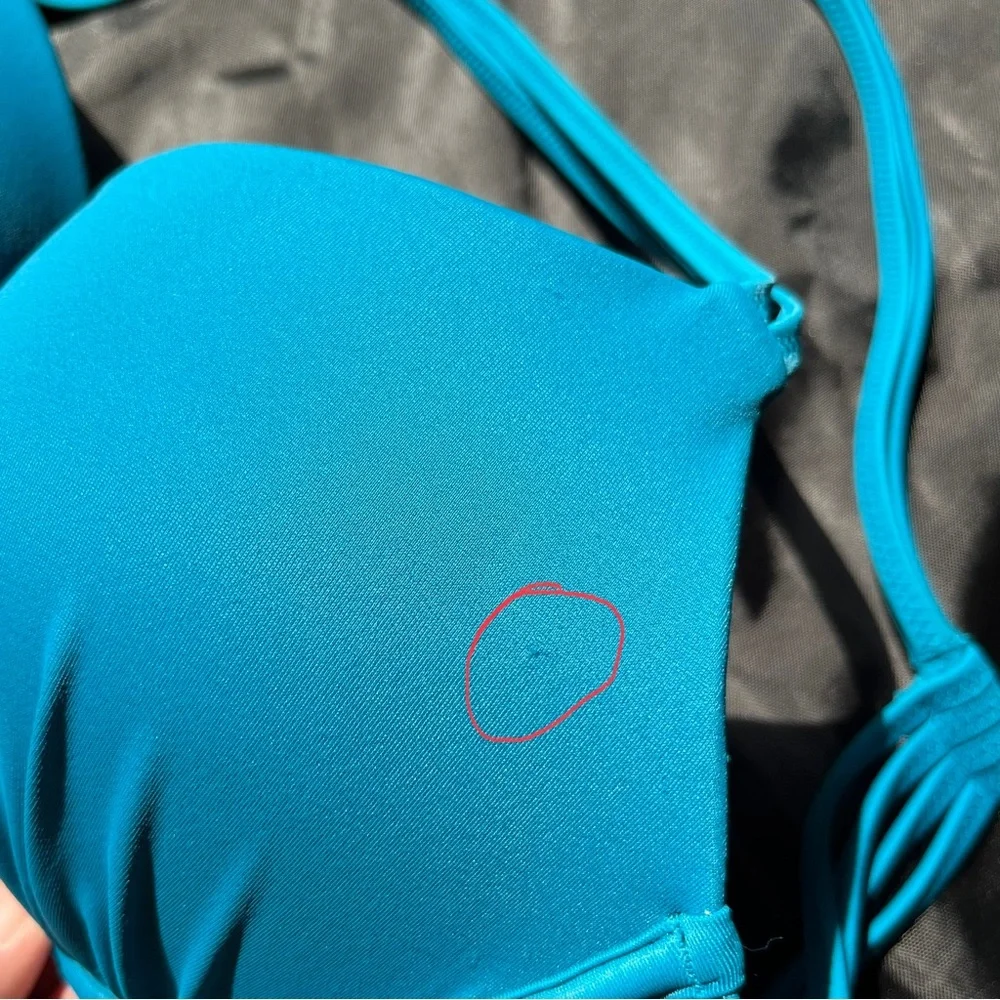 Shade & Shore sexy strappy push up bikini top 36B